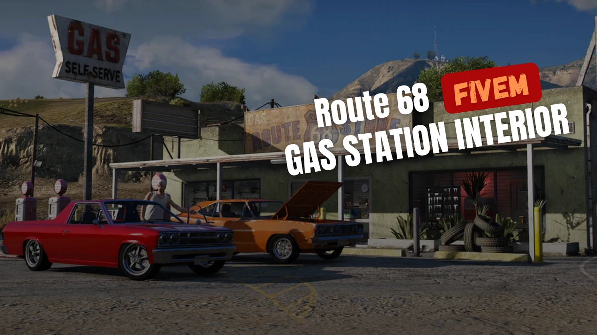 Route 68 Gas Station Interior (FiveM) MLO/YMAP